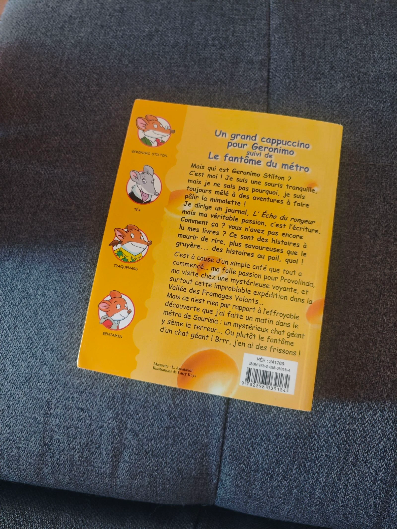 Un grand cappuccino pour Geronimo et Le fantôme du métro Tom 5 et 6 (Geronimo Stilton) – photo 2